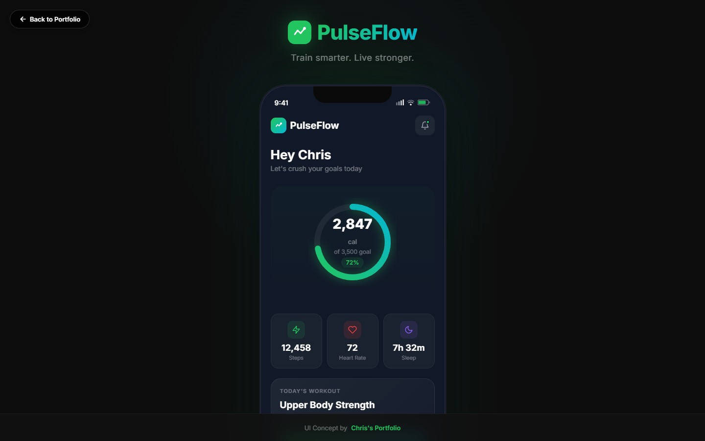 PulseFlow Fitness App