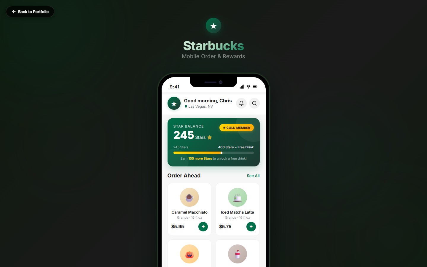 Starbucks Mobile Order & Pay
