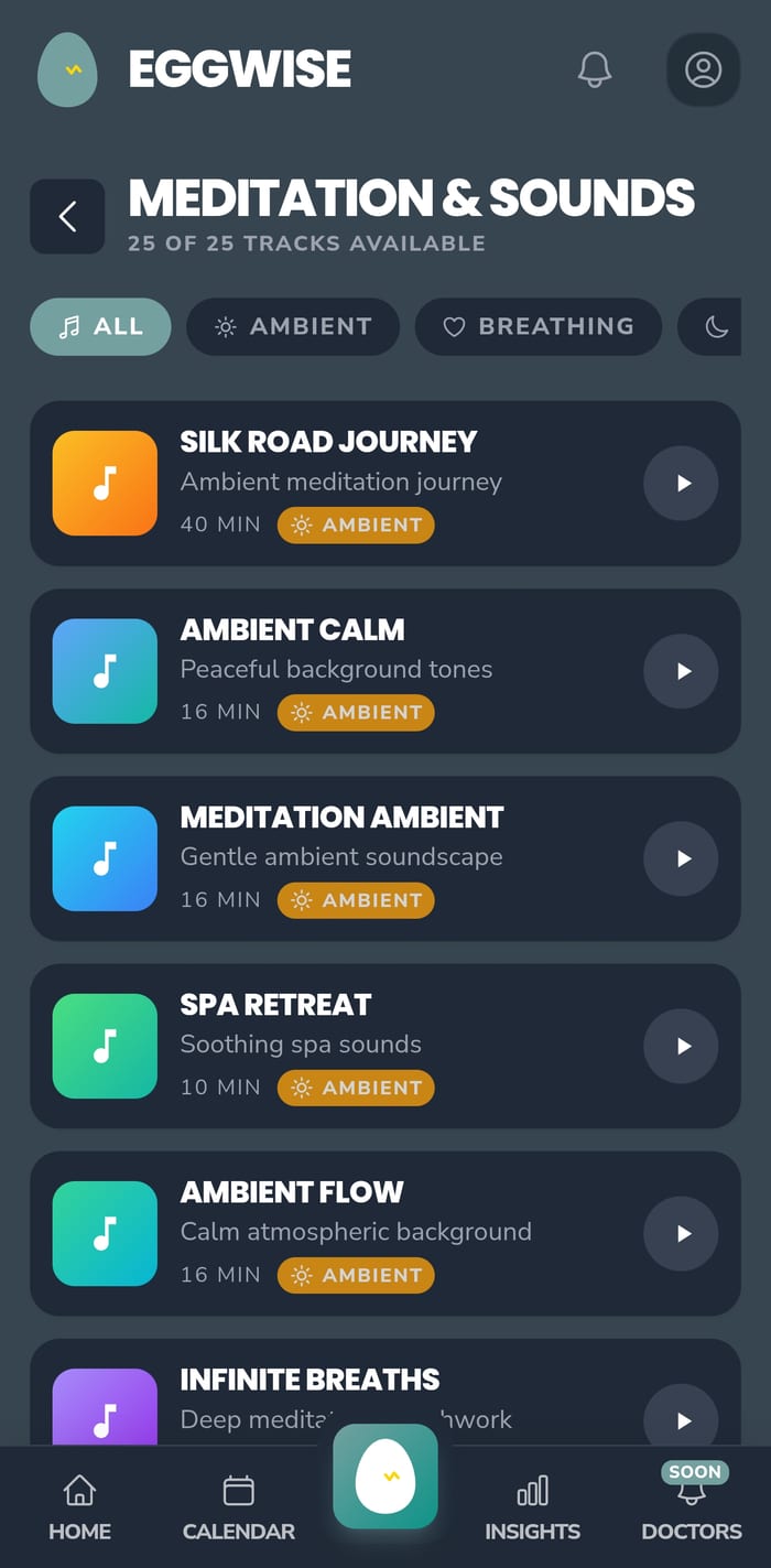 Meditation and sounds
