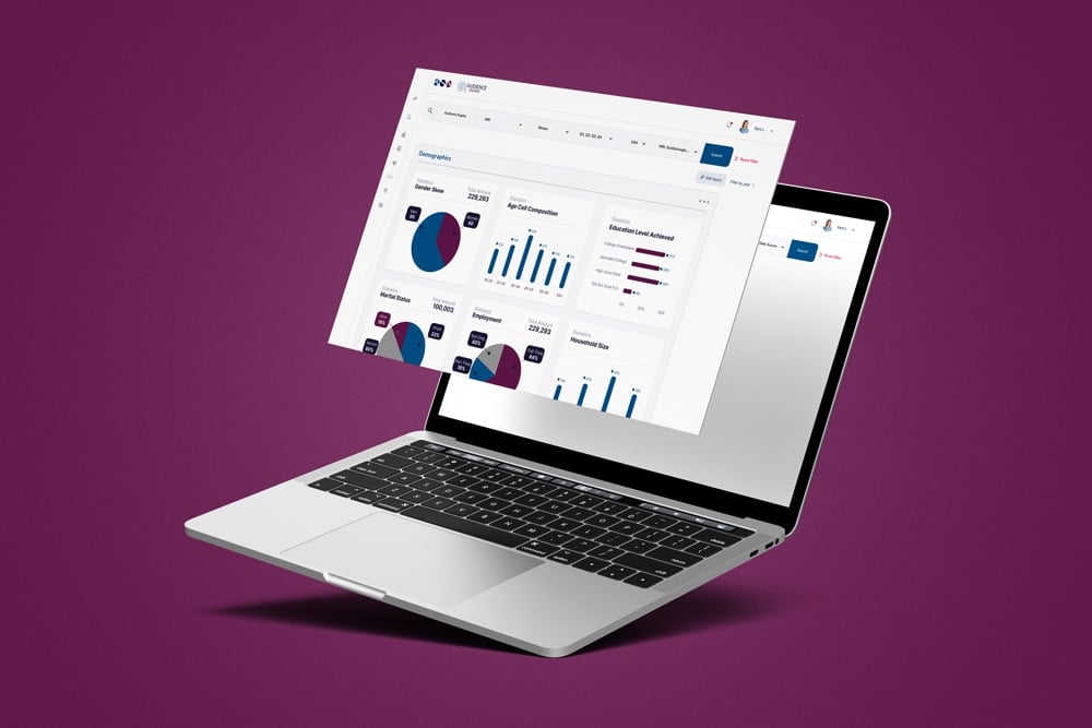 Audience Engine, Laptop Mockup