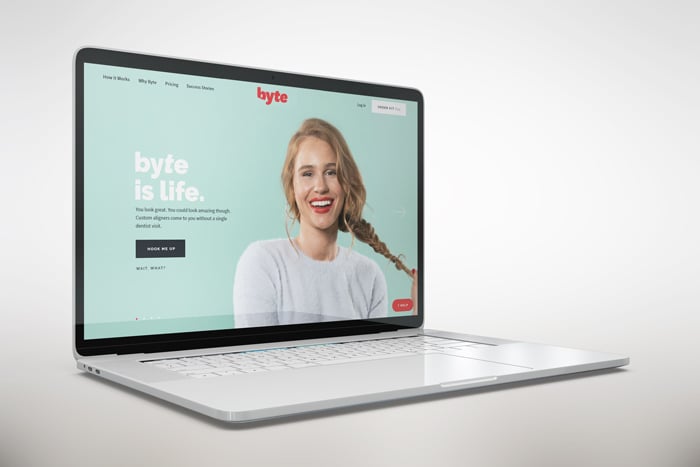 Byte Full Website Layout