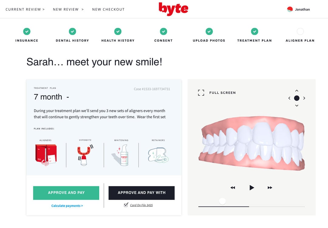 Byte, Dashboard Flow
